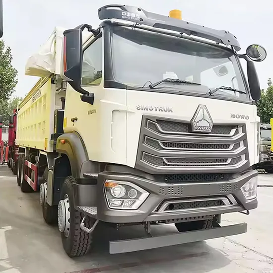 Sinotruk HOWO 6X6 Dump Truck 8X4 Manual Dump Truck Red Color 12 Wheels Diesel Fuel Left for Heavy Construction Used Dump Tipper Trucks - Image 5